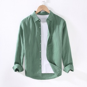 Camisa de Manga Larga con Botones para Hombre, Diseño Personalizado OEM, Estilo Casual para Primavera, Tejido Texturizado, Antiencogimiento y Antipilling - Product Image 5