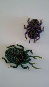 Broche Elegante con Bordado de Hojas y Cuentas, Hecho a Mano, para Mujer, Accesorios de Moda - Product Image 4