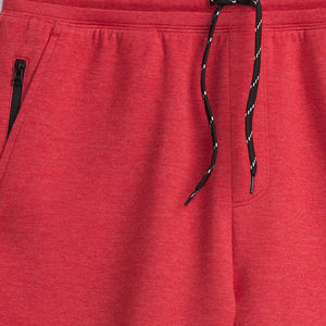 Shorts de sport pour homme, personnalisés, bleus, avec fermeture éclair, extensibles, respirants, en polyester, pour l'entraînement - Product Image 5