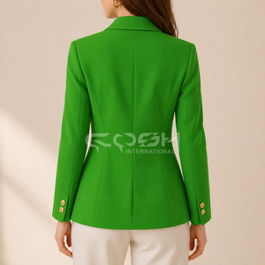 Chaqueta Blazer Verde para Mujer de Alpha Kappa, Personalizada con Logotipo, de Cosh International - Product Image 4