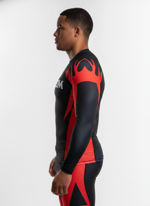 Rashguard de compression léger pour hommes, sublimation MMA, logo personnalisé, respirant, pour entraînement de lutte - Product Image 3