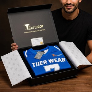 Maillot de football américain unisexe style Quarterback léger extensible sublimé antibactérien respirant à manches courtes Gridiron - Product Image 6