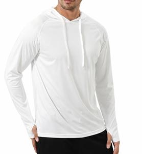 Sweat-shirt à capuche à manches longues pour homme Coupe régulière Tricoté Séchage rapide Vêtement décontracté pour l'été - Product Image 3