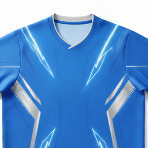 Maillot de football personnalisé imprimé par transfert thermique, prix d'usine, ensemble respirant et antibactérien 100 % polyester - Product Image 4
