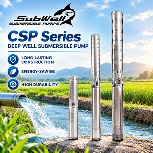 Pompe submersible multi-étages en acier inoxydable Formosa 1 CV, sortie 2 pouces, câble 1,2 m, haute pression, OEM, irrigation, traitement de l'eau - Product Image 1