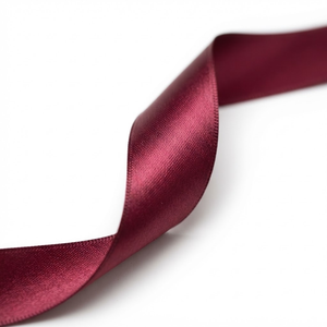 6mm Burgundy Maroon Single Face Satin Ribbon Customizable Factory Direct 350 Meter Roll for <b>Wine</b> Gifts Chocolate Boxes Wholesale - Product Image 4