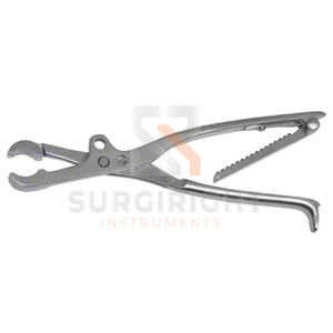 Pinza de sujeción ósea Farabeuf Lambotte de acero inoxidable con mandíbula dentada ajustable y bloqueo de trinquete, ortopédica de Blush Surgical CE MOL - Product Image 5