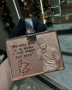 Pendentif personnalisé en forme de brique avec photo, plaqué or rose, Moissanite VVS, tendance, best-seller, vente flash, Hip Hop Bling, luxe, pièce maîtresse - Product Image 2