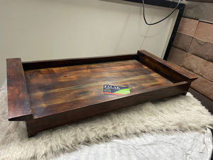 Plateau de service en bois d'acacia pour le petit déjeuner, la cuisine et le salon Plateau décoratif élégant par Falak World Export - Product Image 5