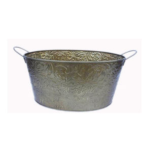 Conteneur à glace élégant galvanisé pour les cocktails et les fêtes de famille - Product Image 6