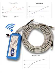 Concrete Maturity Monitoring <b>Device</b> with Wireless Data & Multi-Sensor Strength <b>Tracking</b> ASTM C1074 - Product Image 2