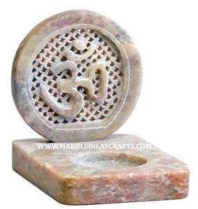 Hermoso diseño de tallado de flores de esteatita Natural hecho a mano, portavelas de luz de té para decoración del hogar y propósito de reventa - Product Image 5