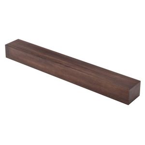 Solid <b>Pine</b> 60\" Fireplace Mantel with Wall Mounted Floating <b>Shelf</b> Brown - Product Image 1