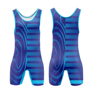 Combinaison de lutte pour hommes adultes, imprimée par sublimation, 100% polyester, séchage rapide, respirante, coupe-vent, uniforme pour l'école et l'université - Product Image 4