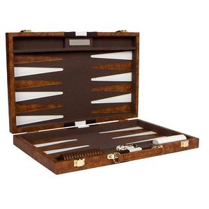 Jeu de Backgammon et d'Échecs Classique Éducatif Pliable Personnalisable en Cuir Durable pour Enfants et Adultes, Jeu de Divertissement en Plein Air - Product Image 6
