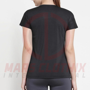 Camiseta deportiva de secado rápido, ligera, transpirable, para entrenamiento, fitness, gimnasio, para mujer. - Product Image 3