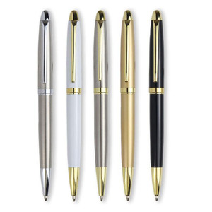 Bolígrafo Ejecutivo Premium SP720BP de Metal con Grabado de Logotipo Personalizado, Diseño de Lujo en Negro y Dorado, Regalo Corporativo - Product Image 1