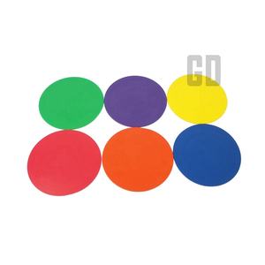 Tapis circulaire coloré/marqueur de taches/tapis en plastique mince de 15 cm de diamètre - Product Image 6