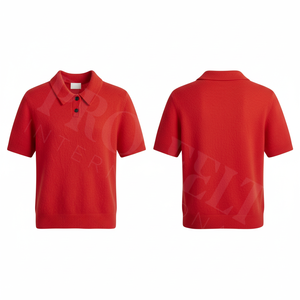 Camiseta Polo de Manga Corta de Algodón y Poliéster para Hombre, Tejido Suave de Mezcla de Algodón, Corte Clásico, Cuello con Botones, Ropa Casual - Product Image 5