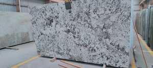 Dalle de granit blanc poli, panneau de pierre naturelle moderne, garantie à vie pour comptoir de cuisine, meuble-lavabo de salle de bain, mur de salon - Product Image 4