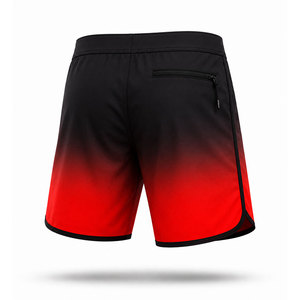 Custom Design Men's Quick Dry Gradient Board Shorts Black Red <b>Surf</b> Swim Trunks Lightweight Beach Shorts Custom Sublimation Print - Product Image 2