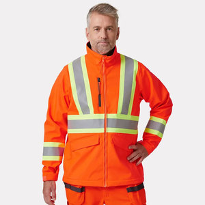 Veste de travail haute visibilité pour hommes, réfléchissante, imperméable, à manches longues, pour l'hiver - Product Image 3