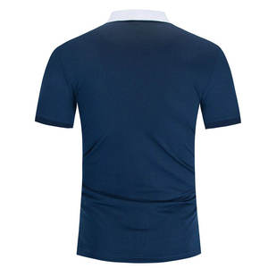 Camiseta polo lisa de alta calidad al por mayor, deportiva, con bordado personalizado, de secado rápido para hombre, para venta en línea a bajo precio. - Product Image 2