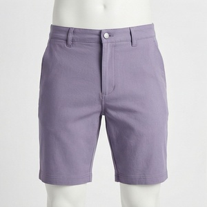 กางเกงขาสั้นผ้าแคนวาสทรงลำลองเอวกลางสำหรับวิ่งและกอล์ฟ ระบายอากาศได้ดี ยืดได้ 4 ทิศทาง ซับเหงื่อ พร้อมโลโก้สั่งทำพิเศษ รุ่นสปอร์ตสำหรับผู้ชาย ปี 2025 - Product Image 1