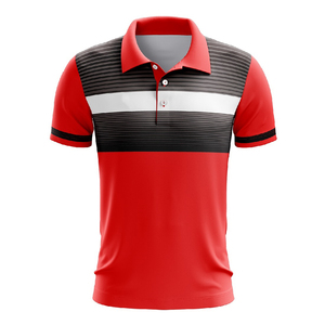 Camiseta Polo Personalizada de Verano para Hombre, Sublimada, con Patrón Sólido, Manga Corta, para Golf, Venta al Por Mayor de Fábrica - Product Image 1
