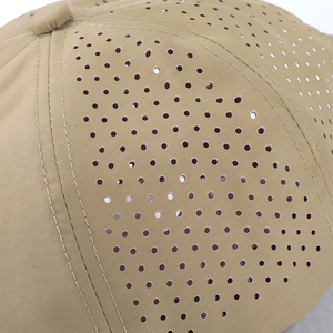 Gorra de Béisbol de Malla Transpirable, Ajustable, Unisex, para Deportes al Aire Libre, de 6 Paneles, Color Beige, Informal, para Primavera y Verano - Product Image 4