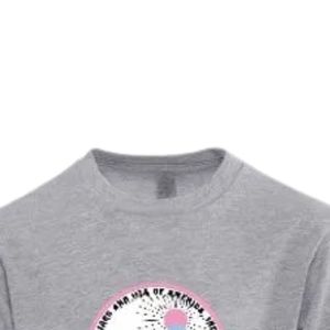 Camiseta Gris con Logotipo Circular de Jack and Jill, Camiseta Gráfica de Algodón Informal para Hombre y Mujer, Ropa Cómoda para Uso Diario, Ropa Personalizada para Eventos - Product Image 2