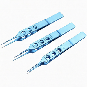 Pinzas Oftálmicas Manuales de Acero Inoxidable, Pinzas Microquirúrgicas, Pinza de Extracción para Uso Hospitalario, Fabricadas por ZUOL - Product Image 1