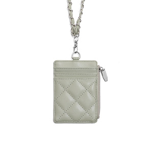 Qualité exceptionnelle, prix imbattables, portefeuille élégant multifonctionnel matelassé avec chaîne, étui en PU, porte-clés, clip, porte-cartes en cuir - Product Image 6