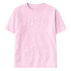 Camiseta de Mujer con Estampado Retro de 1938, Algodón, Manga Corta, Cuello Redondo, Estilo Casual Urbano, Suave, para Verano, Venta al Por Mayor OEM - Product Image 1
