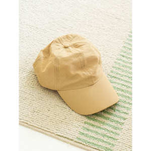 Beige Soft Mesh Camping <b>Cap</b> - Product Image 1