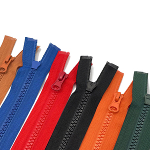 Customizable Color #5 Resin Open End <b>Zipper</b> Durable Plastic <b>Zipper</b> for Jackets - Product Image 1
