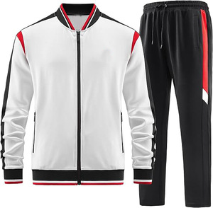 Blue Men's Tracksuit Full Zip <b>Jacket</b> Side Pockets Matching Pants Quick Dry Reversible Streetwear <b>Winter</b> Wear Adult Regular Fit - Product Image 5