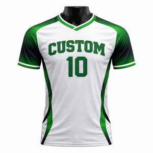 Uniforme de Fútbol Personalizado Unisex para Equipos Escolares y Ligas, Manga Corta, Secado Rápido, Transpirable, 100% Poliéster Sublimado - Product Image 1