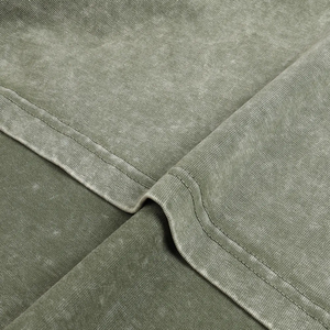 เสื้อยืดวินเทจผู้ชายแบบซักแล้วขายส่ง เสื้อยืดผ้าฝ้ายแบบย้อมสีเอซิด  เสื้อยืดวินเทจขนาดใหญ่พิเศษแบบสั่งทำได้ - Product Image 6