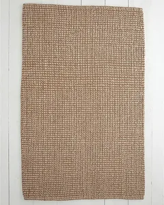 Alfombra Tejida a Mano de Yute Natural, Alfombra de Lana Beige Natural con Tejido Tipo Palomitas de Maíz, Alfombra Moderna para Sala de Estar, Tamaño Personalizado, Decoración OEM - Product Image 1