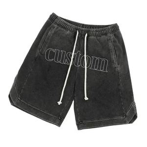 Pantalones Cortos Personalizados para Hombre con Logotipo Frontal, 100% Algodón Satinado, Transpirables, Cintura Media Elástica, Venta al Por Mayor, Todas las Tallas y Colores - Product Image 2