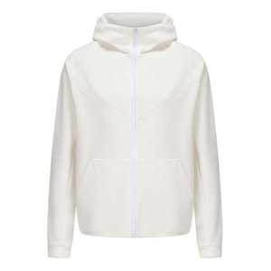 Professional Use Streetwear Unique Design Men Zipper Hoodie Winter Durable High Quality 100% Cotton Fleece Blank Full Zip - Product Image 4