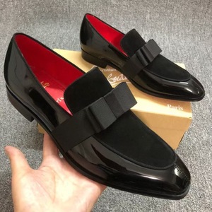 Chaussures en cuir pour hommes, style formel, surface noire brillante, cuir véritable, confortables, pour le bureau, les trajets quotidiens, le travail - Product Image 3