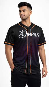 Camiseta de béisbol para hombre con corte atlético moderno y diseño de sublimación de alta calidad - Product Image 3