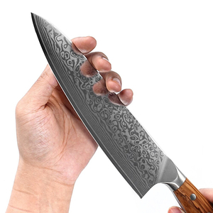 Cuchillo de Chef de Acero de Damasco de Lujo para Cocina, Cuchillo de Cocina de Grado Profesional, Hoja Duradera y de Larga Duración para Cortar y Picar - Product Image 2