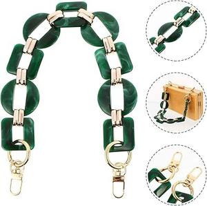 Poignées de sac à main en résine faites à la main, 1 paire, pour la fabrication de sacs fourre-tout écologiques, fournitures les plus vendues en Inde - Product Image 2