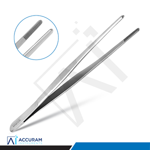 Pinzas de Acero Inoxidable Accuram, Pinzas de Presión de 2.2 mm con Punta Serrada, Pinzas Quirúrgicas Dentales, Pinzas de Tejido para Dedos, Instrumento Médico con Certificación CE - Product Image 2