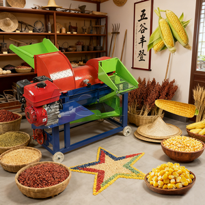 เครื่องนวดข้าวข้าวโพดอเนกประสงค์เครื่องนวดข้าวสำหรับข้าวโพดข้าวโพดข้าวโพดข้าวโพดข้าวโพดข้าวฟ่างถั่วเหลืองราคาไม่แพง - Product Image 1