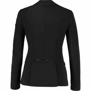Chaqueta de competición ecuestre para mujer, personalizada, con 4 botones, elástica, a medida, OEM, al por mayor - Product Image 2
