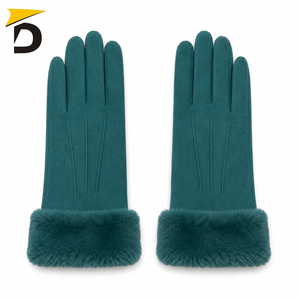 Gants en tricot pour femmes, offrant un ajustement chaud et confortable, une texture douce et un style classique pour les tenues saisonnières de tous les jours - Product Image 3